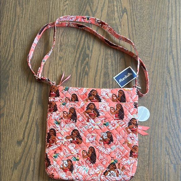 Vera Bradley Moana Pink Crossbody Bag with Quilted Design - Picture 3 of 8